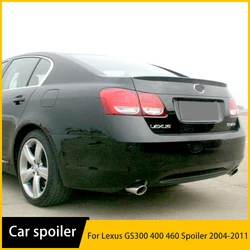 For Lexus GS Car Rear Lip Spoiler Trim Black Carbon Tail Trunk Wing 2004 -2011 GS300 GS400 GS460 Luggage Compartment Tail