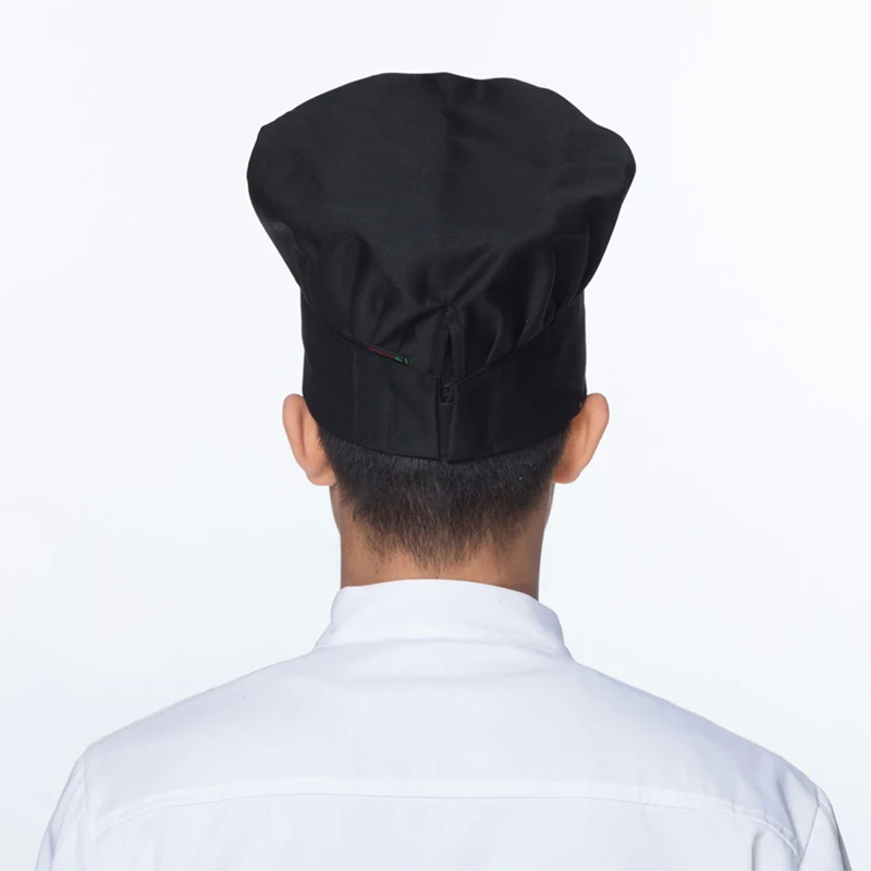 Cappelli da cucina per uomo e donna Hotel Restaurant Cook Cap cameriere Chef berretti da lavoro forniture per torte cappello a fungo