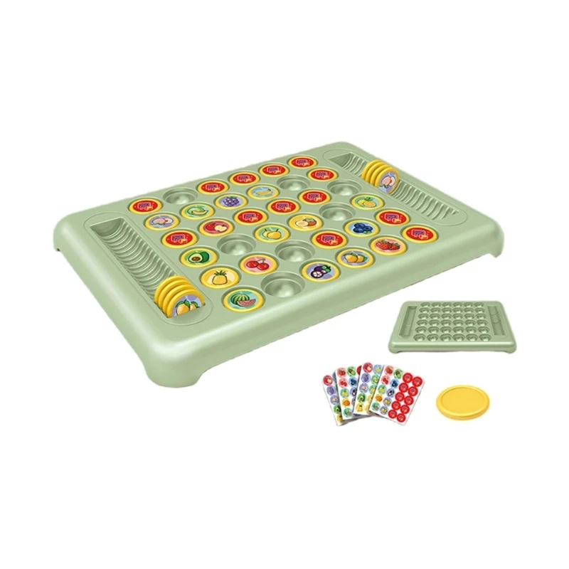 A0KA Colorful Color Card Game Travel Friendly Tabletop Toy Compacts Size For Family And Memory Improvement
