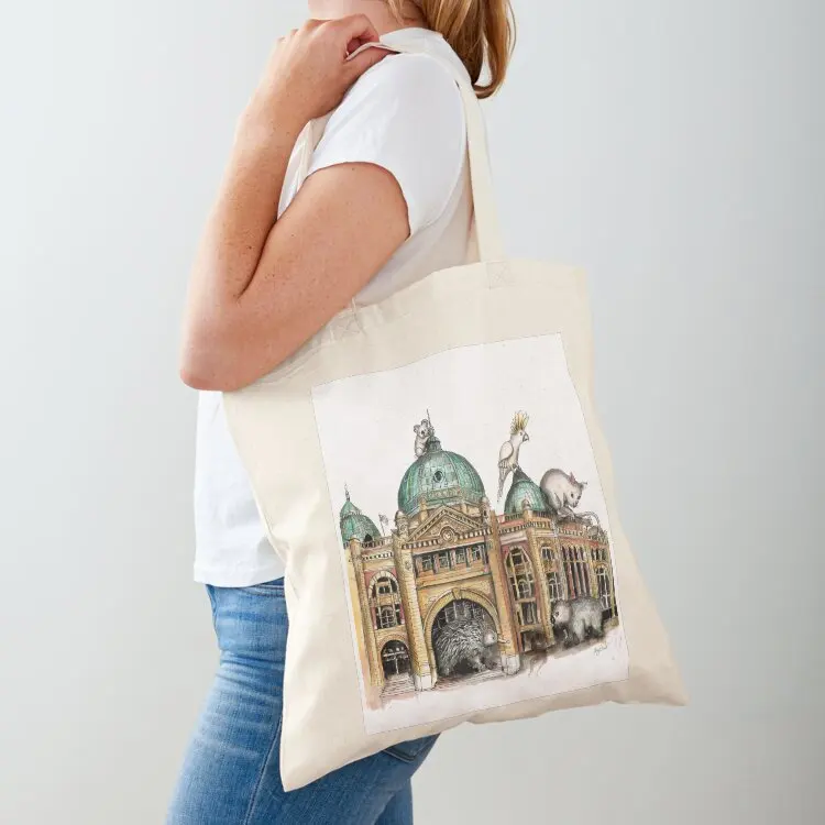 

Flinders street station Melbourne Tote Bag Women's handbag Cloth bag great bag free delivery bags