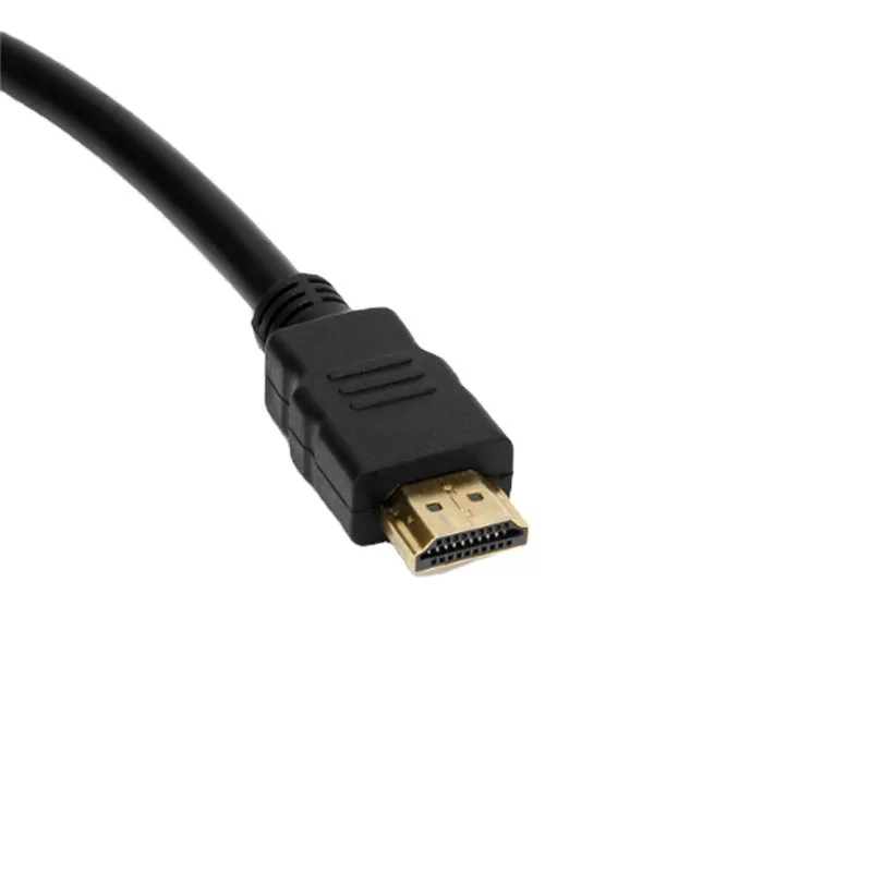 2pcs 0.3M 1080P HDMI‑Compatible Splitter Cable 1 In 2 Out Male To Female Adapter HD Video Converter Cord
