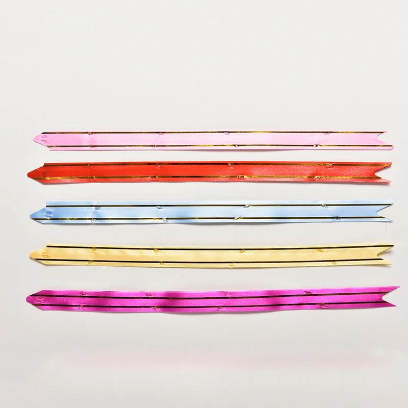 Flower Bow Wrap Pull Ribbon, Decoração do partido, Casamento, Birthday Gift, 10pcs