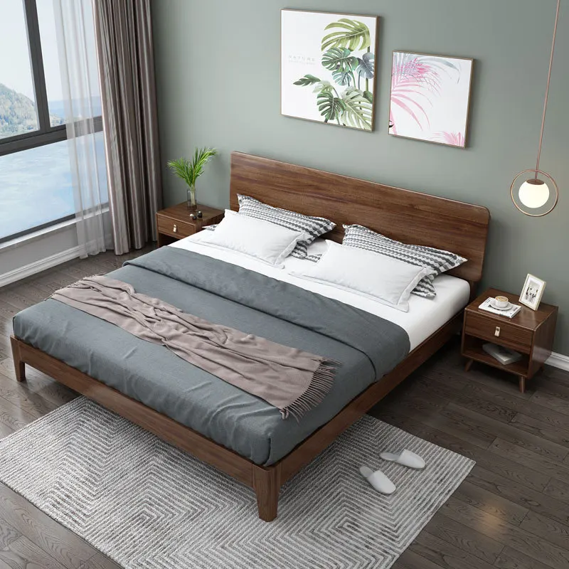 Elegant Bedside Bedroom Bed Accessories Bedding Bedframes Platform Bases Bed Floating Lounges Cama De Casal Home Furniture