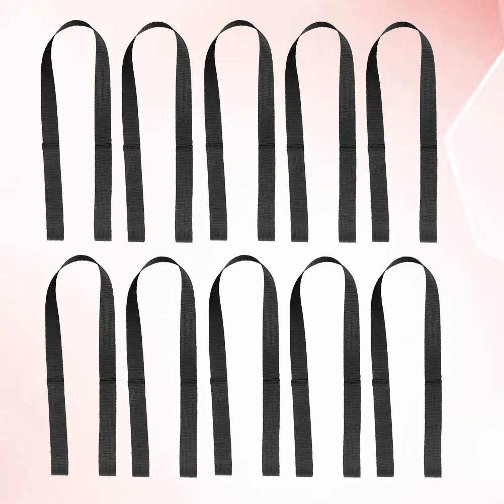 10 قطعة أشرطة لوح التزلج قابلة للتعديل على الجليد حزام حمل الكتف لأعمدة التزلج تثبيت آمن ملحقات ربط محمولة