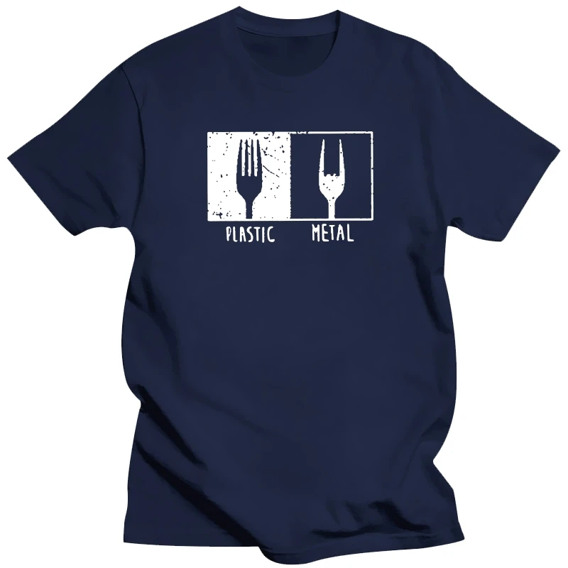 

Everyday Objects Pattern Metal Plastic Fork T Shirt Cotton Short Sleeve Men T-Shirt Punk Hip Hop TShirt Vintage Streetwear Tees