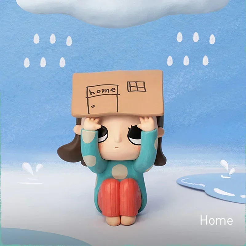 POP MART Nyotas Flauschige Life Series Genuine Blind Box Mystery Box Guess Bag Toys Doll Cute Anime Figure Desktop image 3