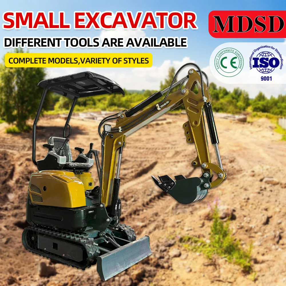 Best Selling High-Quality Mini Excavator Agricultural Orchard Fast Delivery Crawler Mini Digger Customized Diesel Excavator