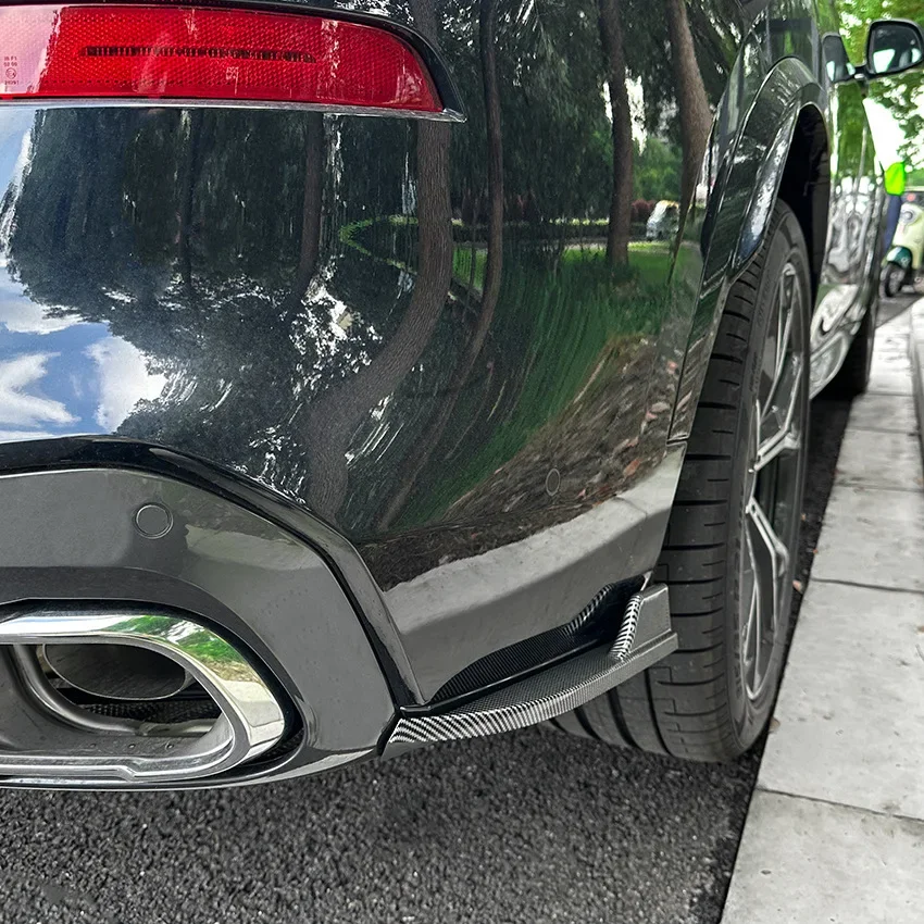 Rear Bumper Spoiler Diffuser Side Splitters Strip Lip For BMW X5 G05 M Sport 2019-2023 Accessories Side Skirt Extension