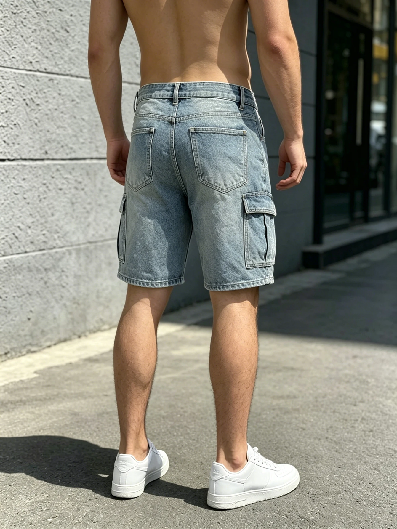 Pantaloncini in denim da uomo, - Summer Clothing Styles Men recensione e prezzo