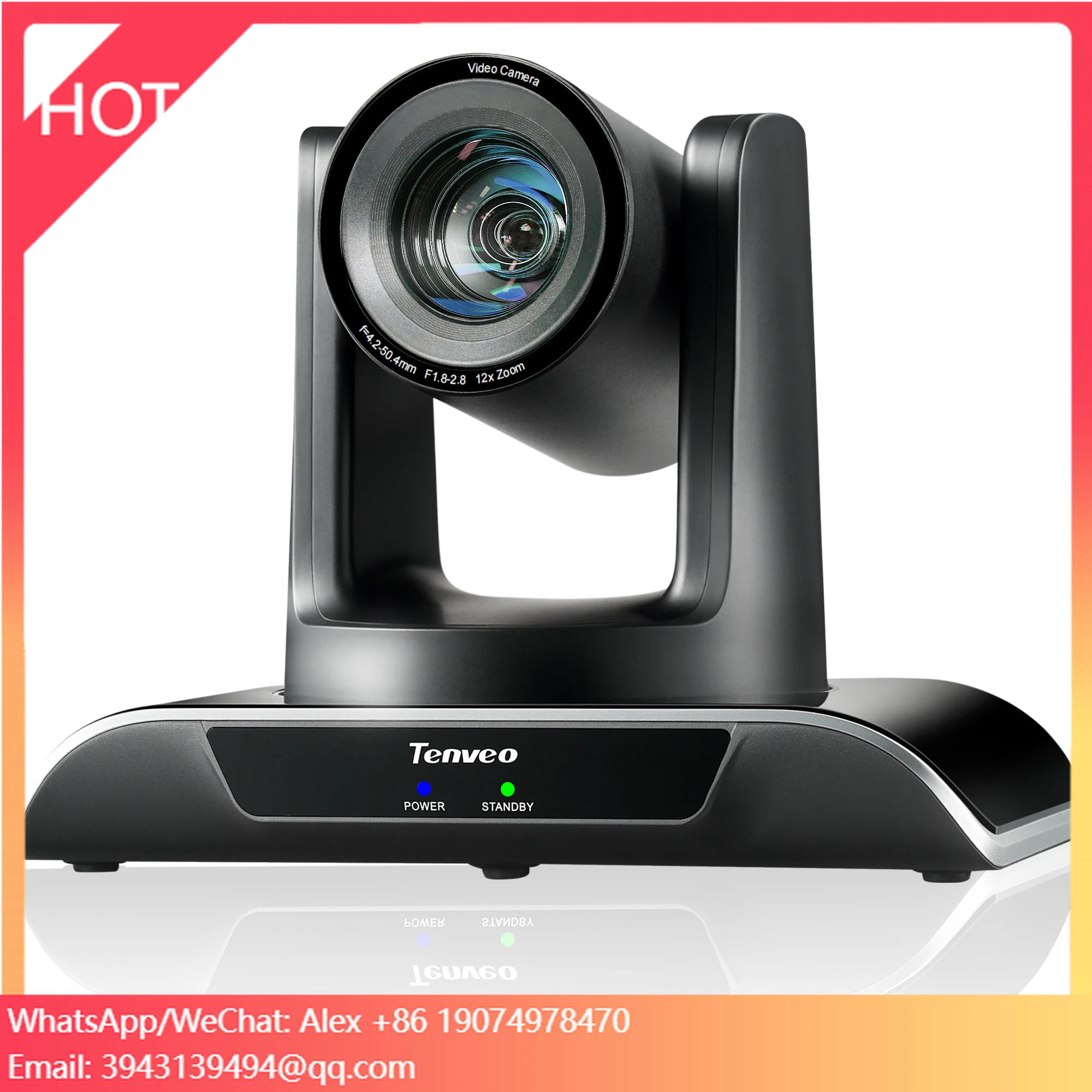 

TEVO-VHD20U PTZ Optical Camera Professional 20X Conference Camera 1080p 60fps HD-MI USB Church Broadcast Live Streaming