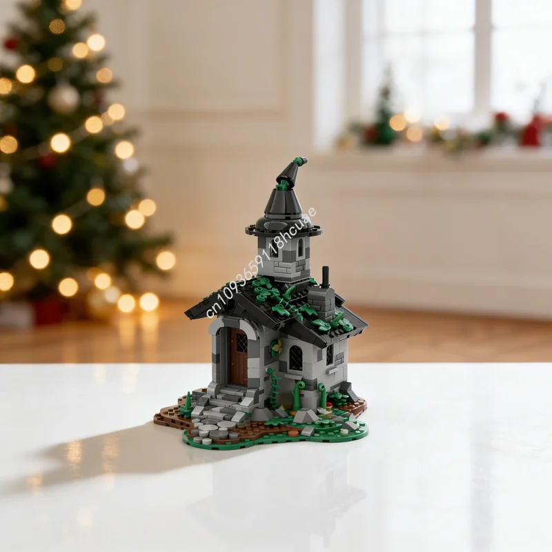 

731 деталей MOC: Замок ведьмы, модель в стиле фэнтези, конструктор, развивающая игрушка, кирпичики, рождественский подарок для детей