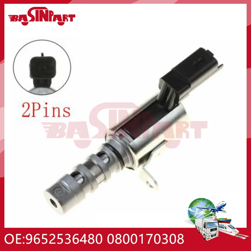 

9652536480 0800170308 1920LQ Basinpart VVT OCV Solenoid Valve for Citroen C5 16V 2.0 for Peugeot 408 508 Peugeot 307 2.0 16V