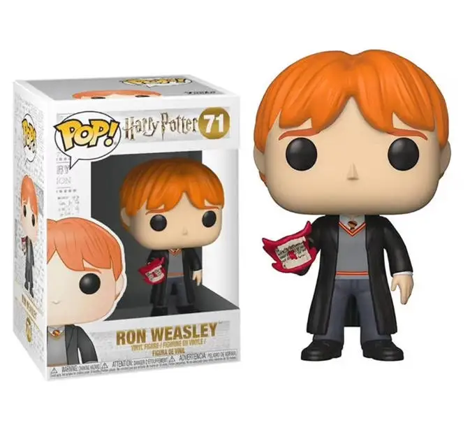 FUNKO POP Serie Potter Ron Weasley 28 # 71 # 121 # Harry Potter 27 # 31 # 91 # 120 #   Figura de Vinilo de 10 cm, Muñeco Coleccionable de PVC, Modelo de Juguete