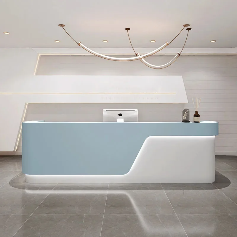 

Bar Pulpit Front Desk Restaurant Tables White Retail Pulpitos Hair Salon Counter Reception Small Podium Stand Bureau Furniture