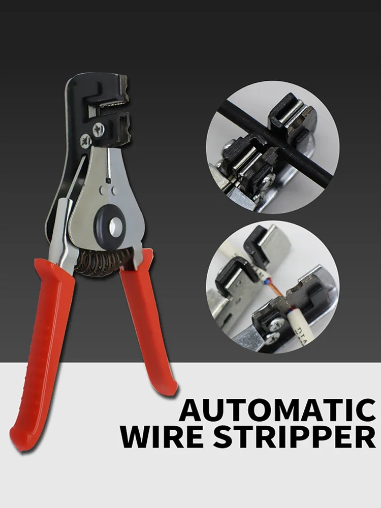 High Quality Automatic Cable Wire Stripper Crimper Stripping Cutter 0.5-2.2mm Pliers Herramientas Hand Tools