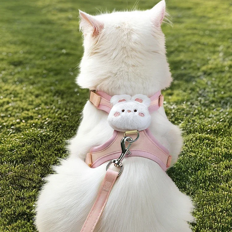 Katzenleine Anti-Brea k Free Small Dog Artifact Che St I-förmige Weste Ty Pe Ansicht 3