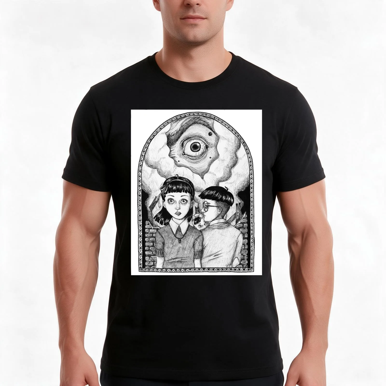 Poor Unfortunate Orphans T-Shirt Summer Casual Cotton Tee Oversized Streetwear Tops Vintage Graphic Print Unisex Men Women