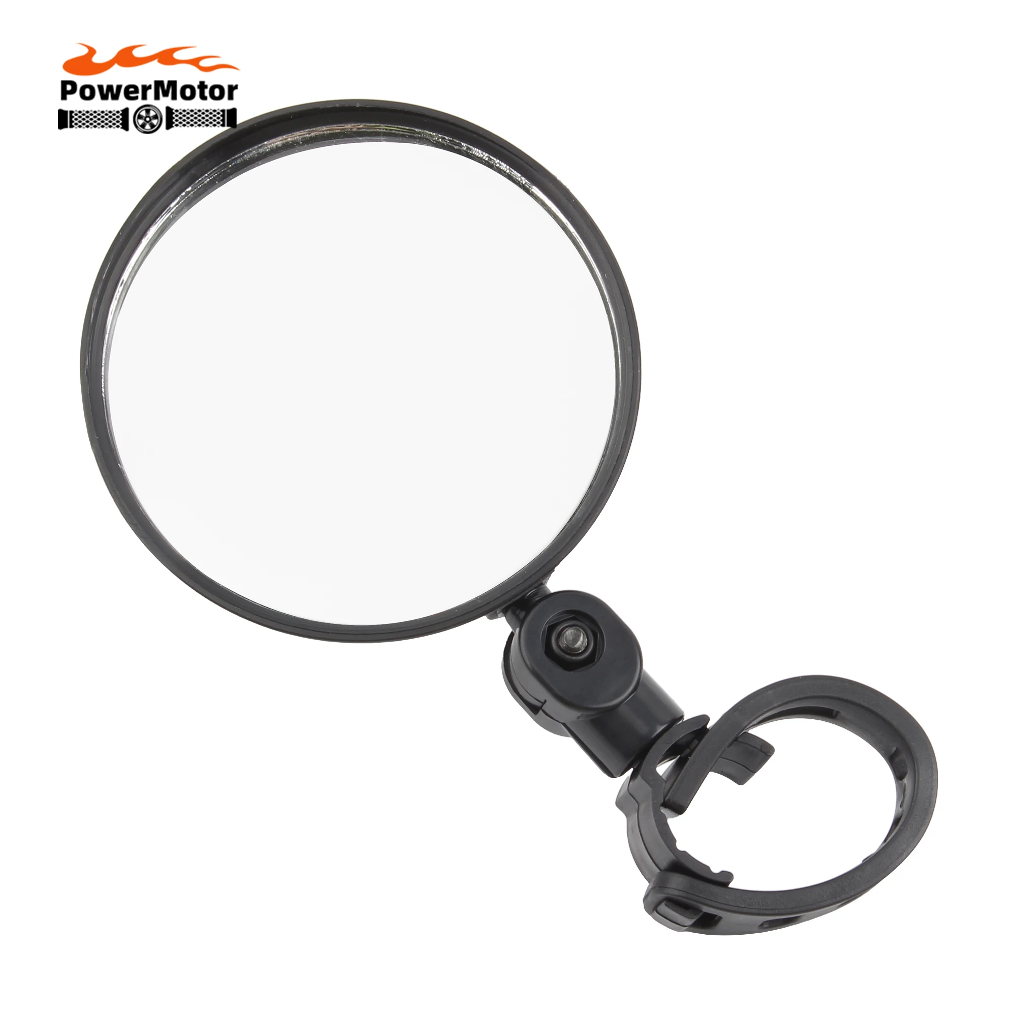 

1PCS Motorcycle Bicycle 360 Rotation Adjustable Rearview Mirrors Handlebar Wide Angle Convex Mirror Reflector