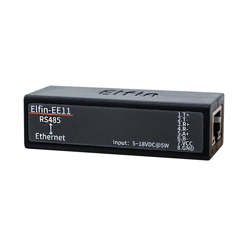 Seriële Poort Rs485 Naar Ethernet Apparaat Server Iot Data Converter Ondersteuning Elfin-EE11 Ee11a Tcp/ip Telnet Modbus Tcp Protocol