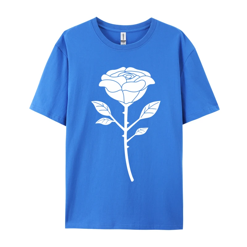 Love Story Printed Tops Shirts Rife Short Sleeve Mens Rose T Shirt Design Summer Tshirts O Neck Dropshipping