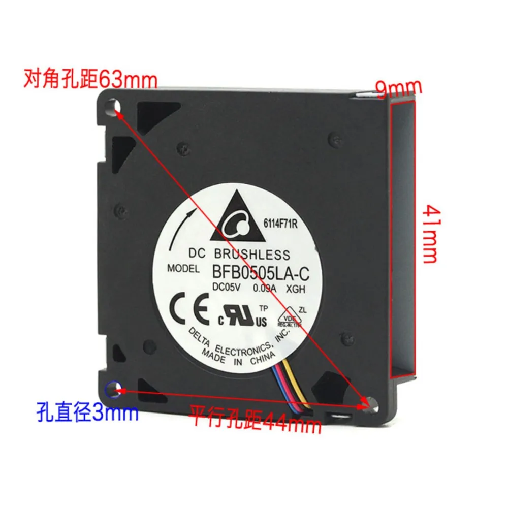 Original For  Delta bfb0505la-c 5V 0.09A 5010 side turbine blower 5cm / cm fan