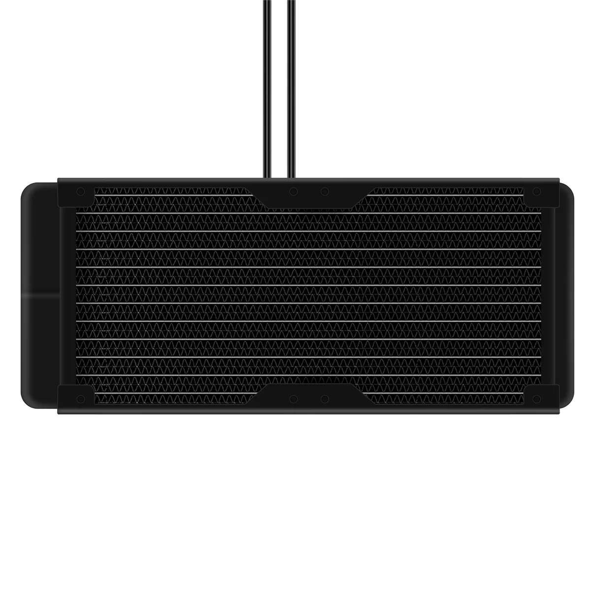 الألومنيوم 240 مللي متر 10 أنابيب تبريد المياه صف تبريد مبادل حراري المبرد مع مروحة لوحدة المعالجة المركزية PC نظام تبريد المياه HOT