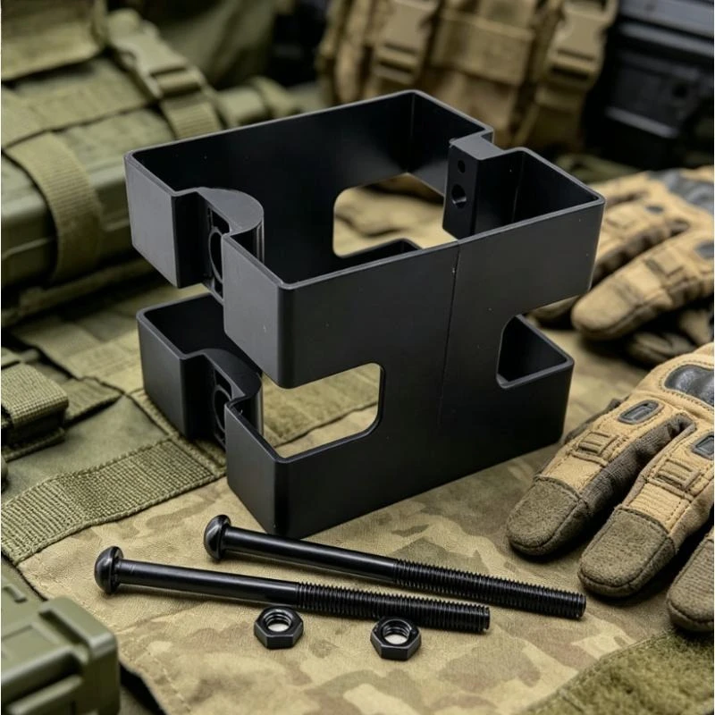 

Universal Double Magazine Holder Nylon Side By Side Connector Soft Leisure Toy Matching Fittings