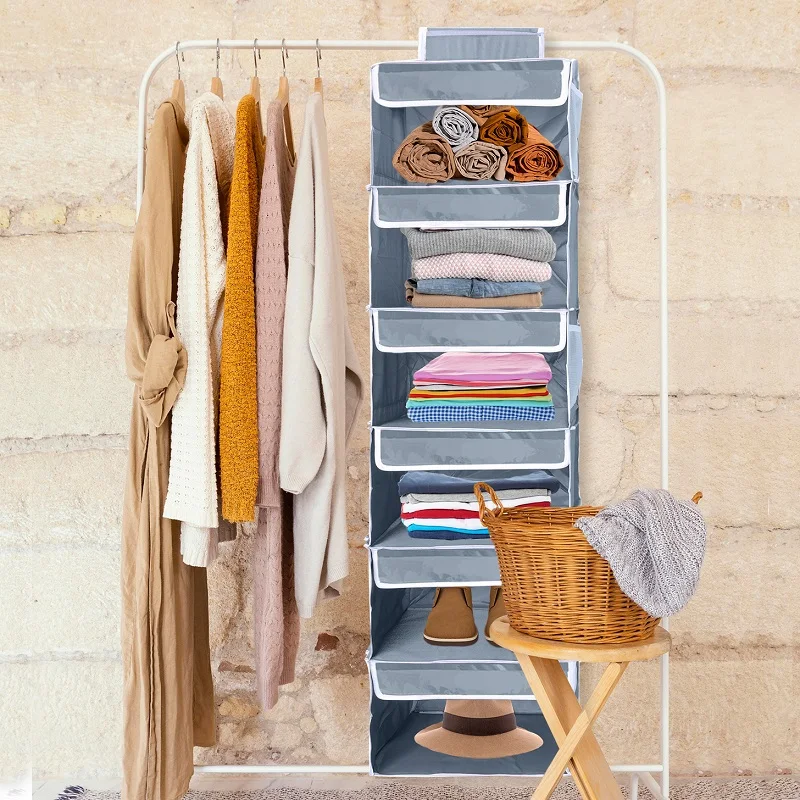 

Multi-layer Hanging Organizers Bags for Clothes Pants Underwear Toys Storage Bag Multifunctional Home Bedroom Storage Rack