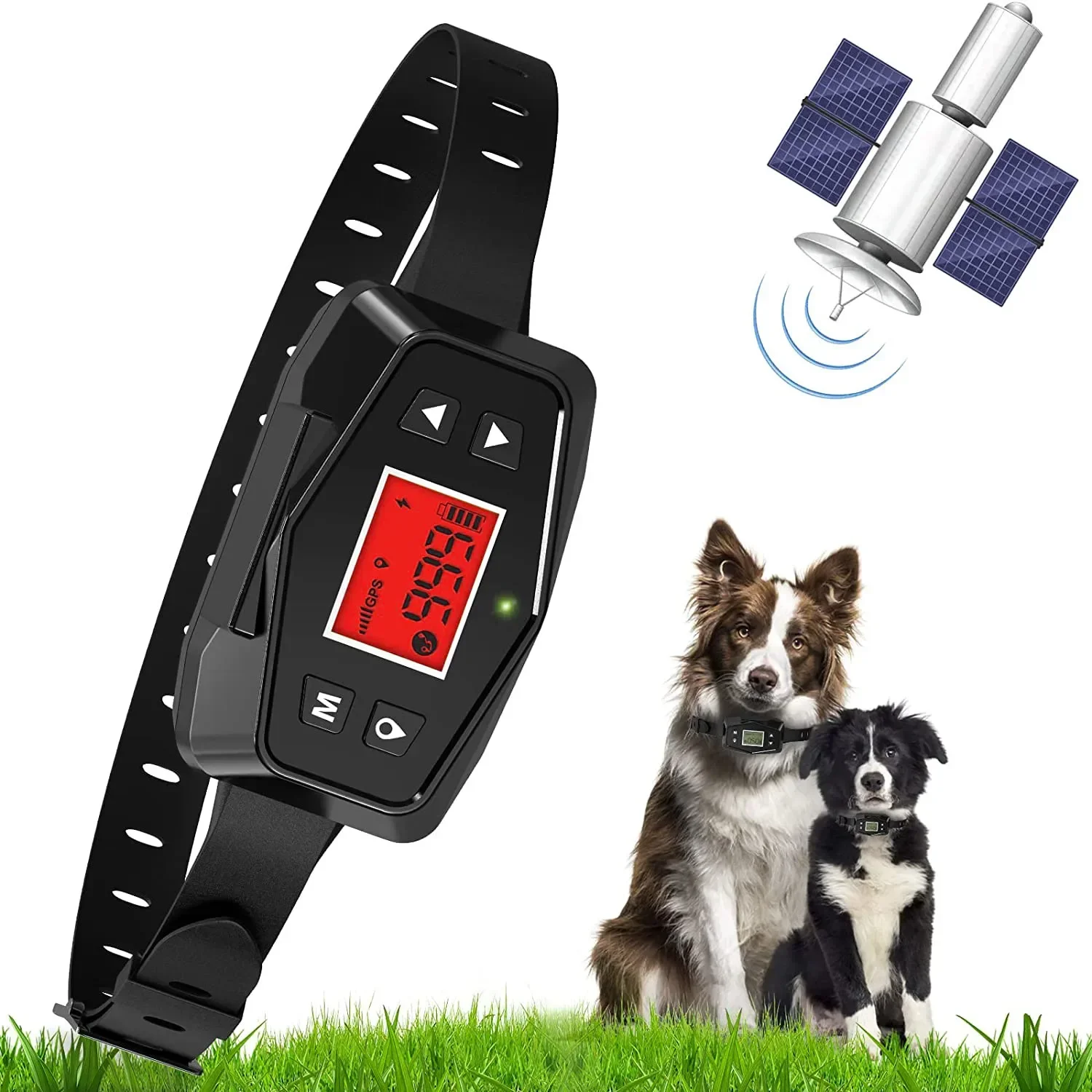 

Wireless GPS Dog Tracker Collar, Pet Containment System Electric Fence, Shock Pet Dog Outdoor Training Collar Waterproof Safety