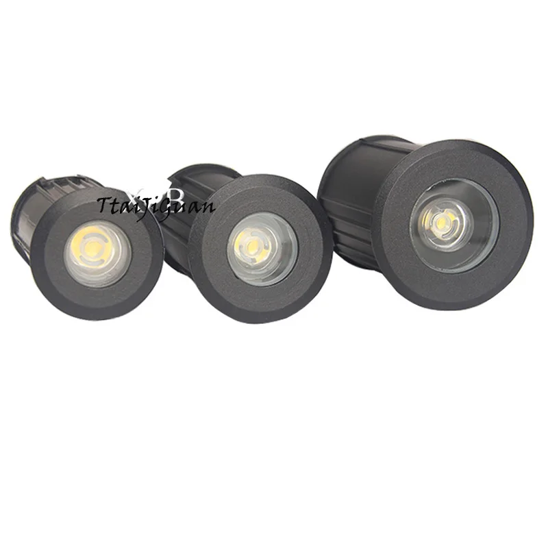 Waterproof LED Underground Light 3W 1W Outdoor Ground Garden Path Floor Buried Yard Spot Landscape AC110V220V DC12V 42/52/62MM