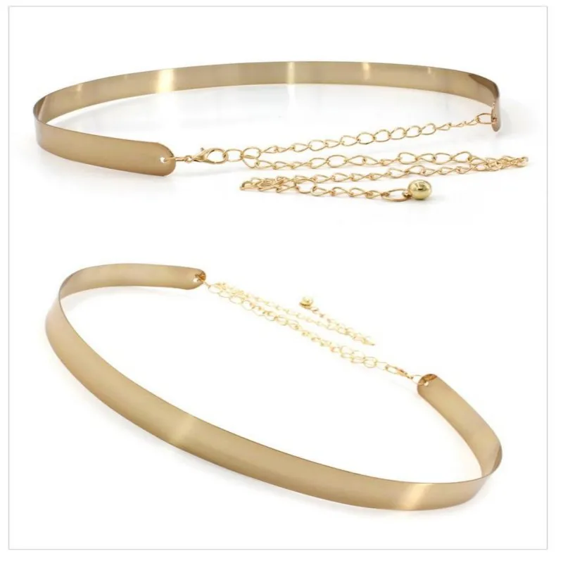A metal iron waist chain, gold style waist cinching, suitable for formal dress, dress, attending wedding parties, camping, hikin image 2