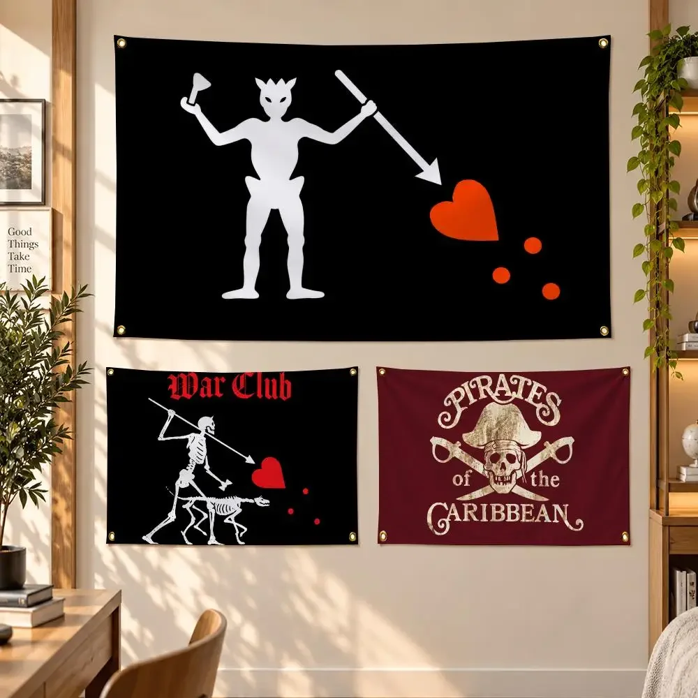Military P-Pirate Forward Observations Flags Banner Decor for Bedroom,Garden,Party,Club,Gaming Room,Garage Fan Gift