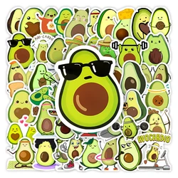 Kawaii Cartoon Avocado Stickers DIY Kids Toys Gift Waterproof Decal for Phone Laptop Bottles Scrapbook Luggage Decorative