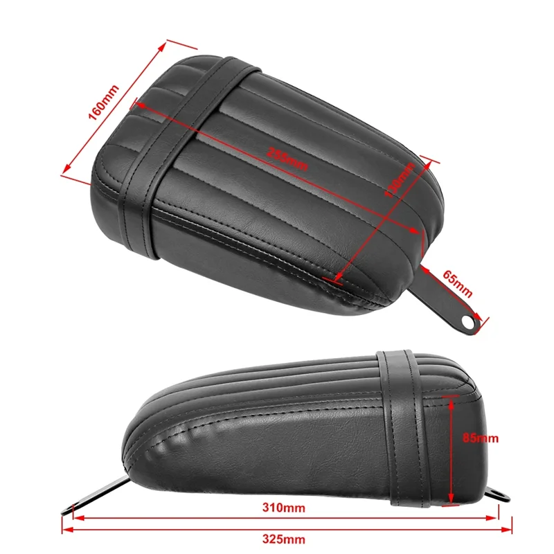 Leading-Motorcycle Rear Seat Cushion Rear Passenger Seat For -Davidson Softail FXST 107 Street Bob FXBB 107 2018-2023 - view 6