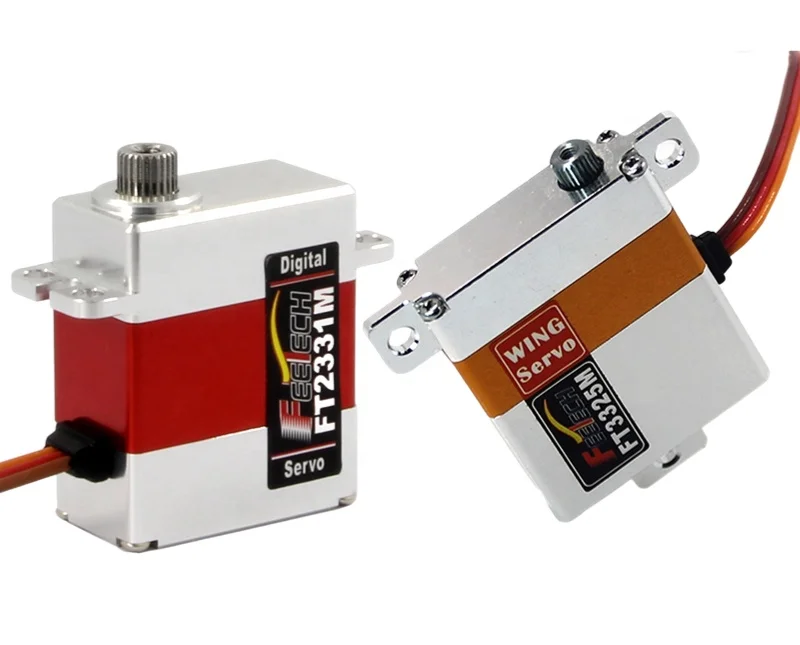 FT2331M 4.5kg Metal Gear Micro All Metal Coreless Actuator Control Mechanism Manipulation Servo 360 Degree Rotation for Robot