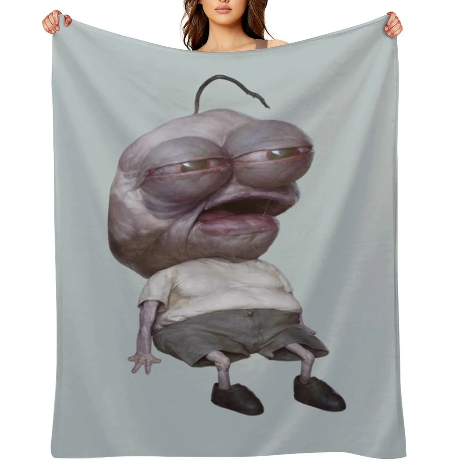 

Smiling Friends Depressed Pim - Adult Swim Throw Blanket Summer Beddings Summer Baby Decorative Sofa Blankets