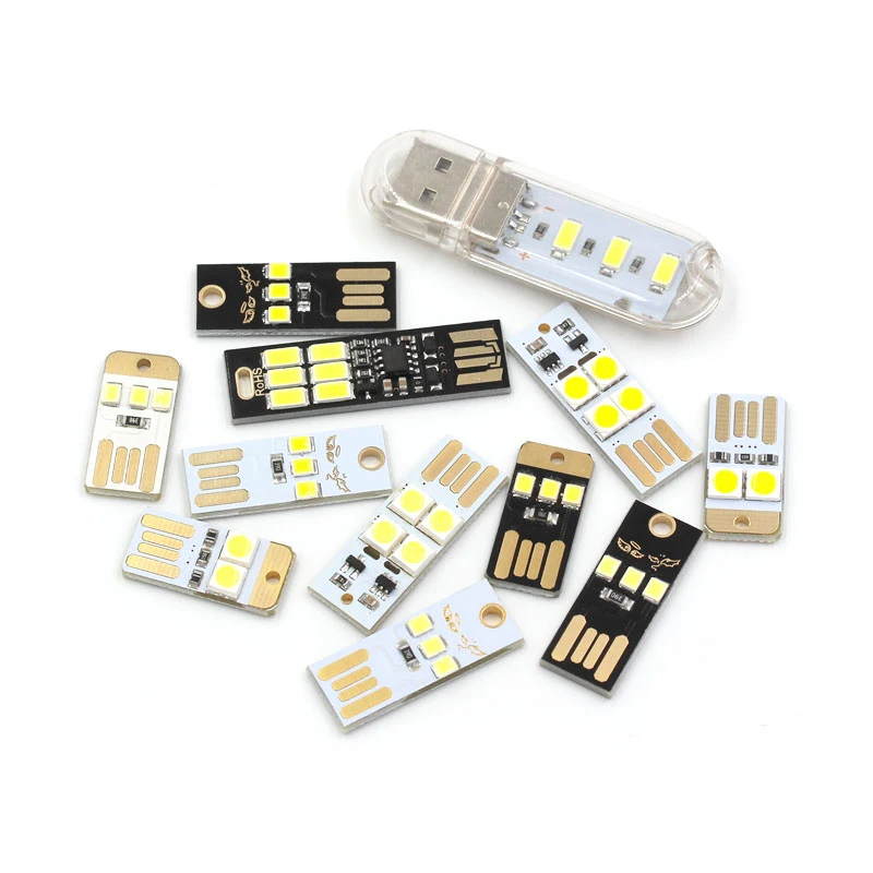 Usb Lamp Computer Toetsenbord Lamp Mini Camping Lamp Met Shell Schakelaar Touch Led Lamp Creatieve Bureaulamp Stekker In Power Bank