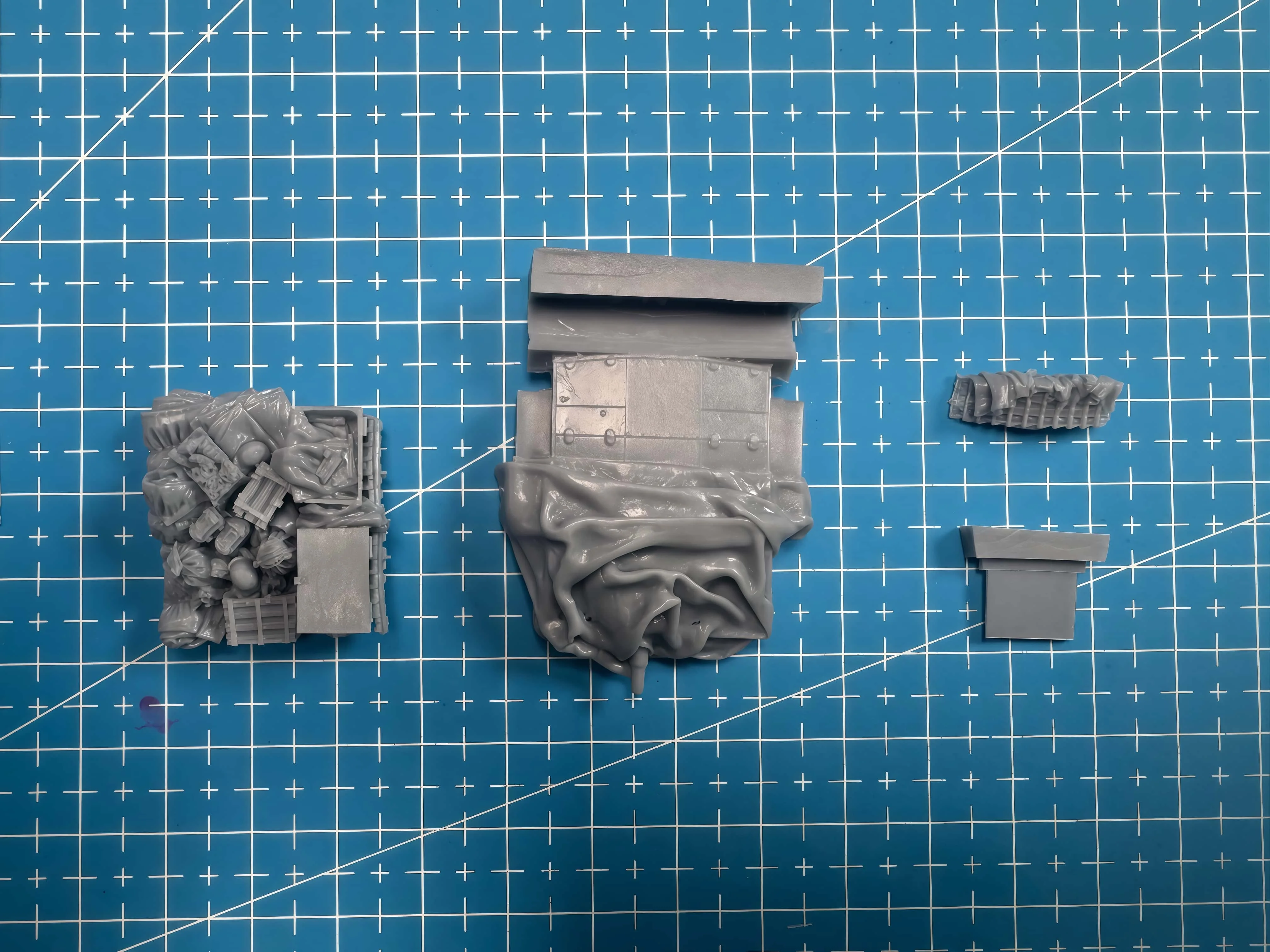 1/72 cast resin model assembly kit, GK, assault gun package replenishment, unpainted, needs to be assembled
