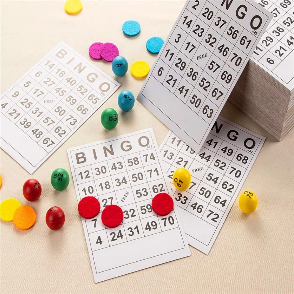 

Unique Numbers Bingo Game Cards Educational Reusable Bingo Chess Toy Interesting Funny Bingo Toys Set Kidcraft Party