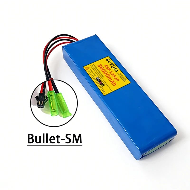 48V-13S2P 36000mAh new18650 lithiumbatterijpakket met ingebouwde 13S2P BMS-beschermingsplaat geschikt voor elektrische scooterbatterijen