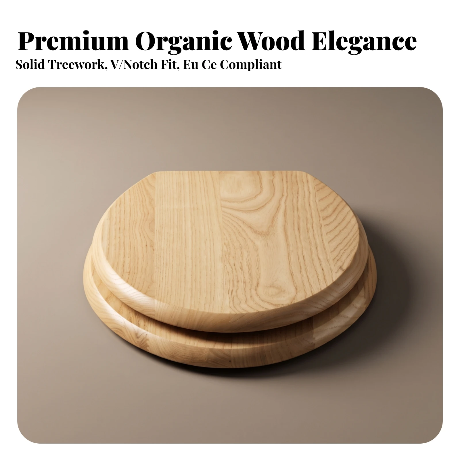 Wooden Toilet Seat Long-Lasting V-Shaped Toilet Seat Heavy Duty Comfortable for Homeowners, Bathroom, Apartment