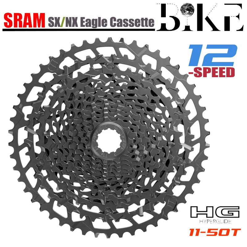 Original SRAM NX SX Eagle 1x12 Speed 12V MTB Cassette PG 1230 1210 PG1230 PG1210 11-50T Bike K7 Freewheel HG Bicycle accessories