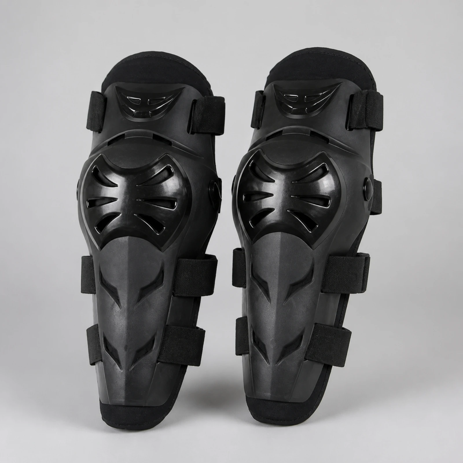 2 Pieces Motorcycle Knee Guard Contoured Knee Protector with PE Shell Dirt Bike Guarding Gear Breathable Ergonomic
