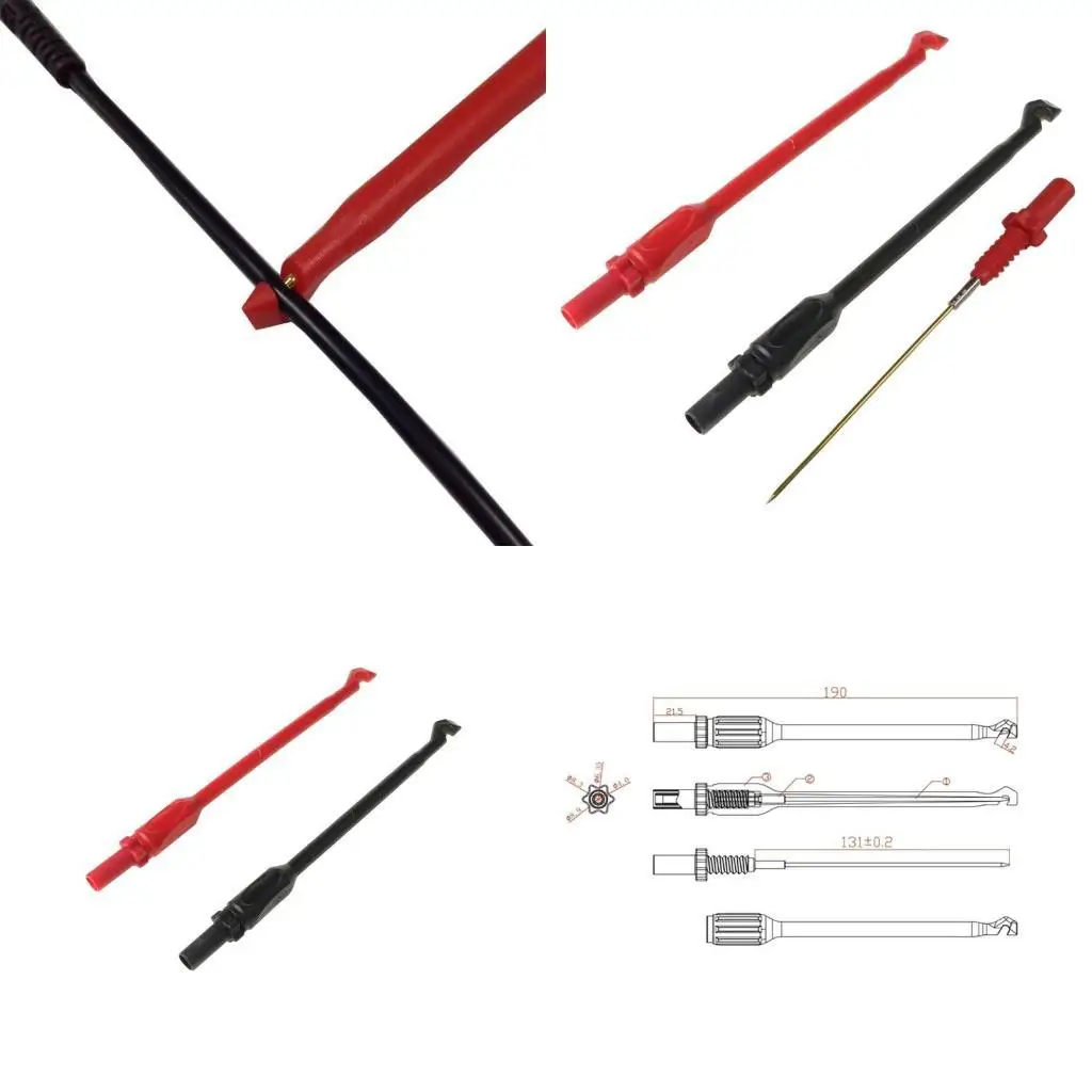 

E7CA 2PCS Электронный проводной зонд для пирсинга