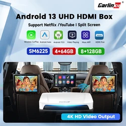 Carlinkit HDMI Output Car Tv Mate Carplay Qualcomm 6225 8-Core Android Auto Wireless Adapter Support Youtube Gps Split Screen