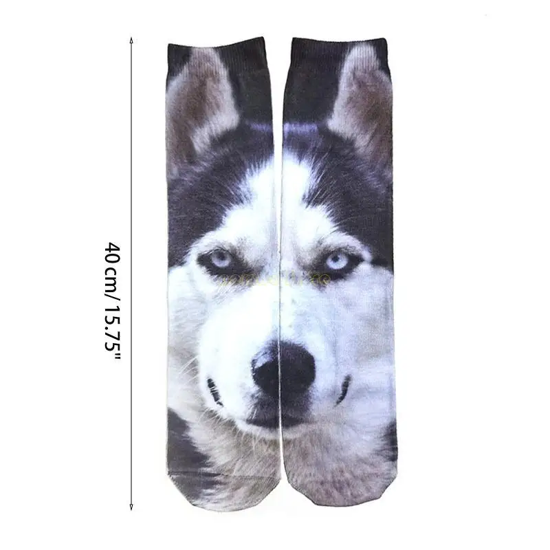 31BF Adult Funny Animal Paws Socks for Cat Dog Leopard Claw Print Hosie