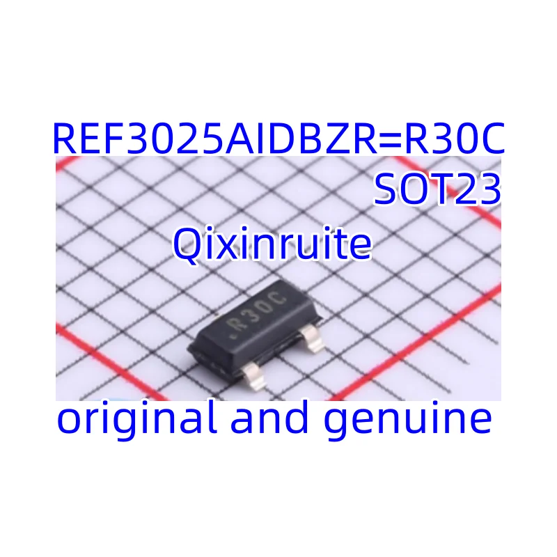 Qixinruite New REF3025AIDBZR=R30C SOT-23 2.5V/50ppm/°C, 50μA input series (bandgap) voltage reference