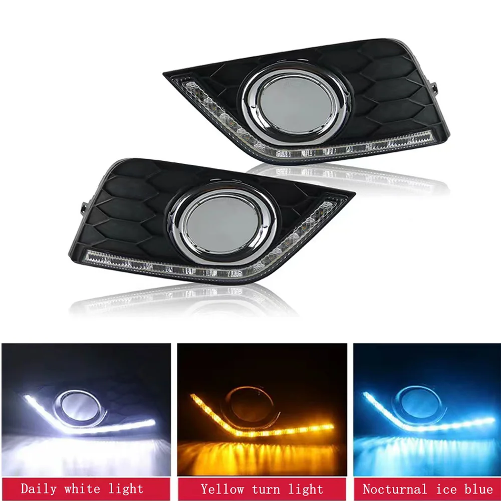 Car Headlights 2016-2021 For Nissan Sylphy dual light modified LED day running lights