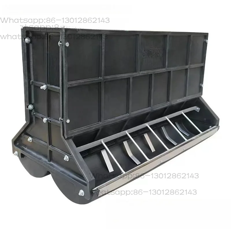 2026 Pig Farming Equipment Feeders Piggery Plastic 12 Holes Double Side Dry Pig Feeder Automatic Food Feeder for Pigs