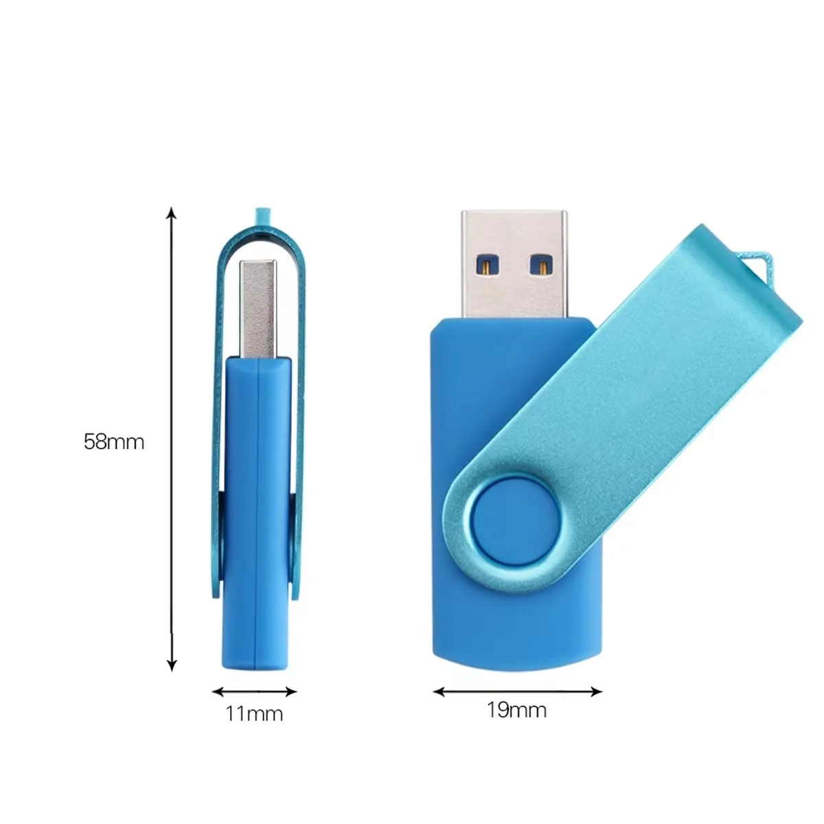 Classic colorful rotating USB pen drive USB2.0 8GB swivel memory stick 16GB 32GB 64GB flash drive 128GB USB flash memory